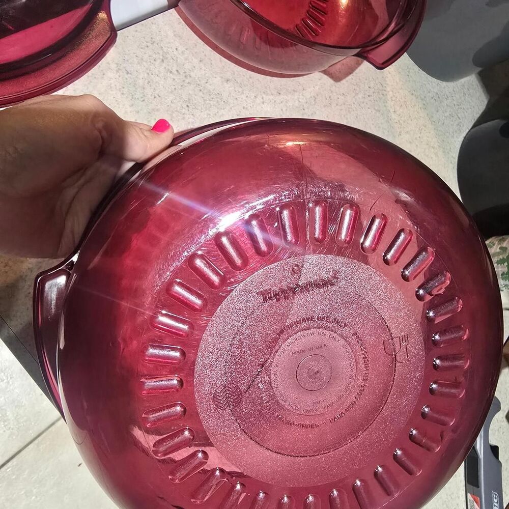 Tupperware Stack Cooker Cranberry Color - Picture 6 of 8